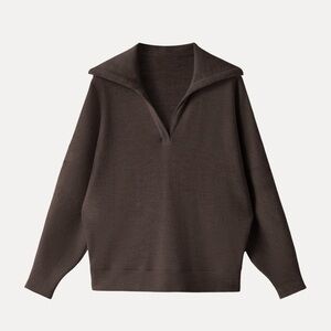 OGL Women's V-Neck Brown Top